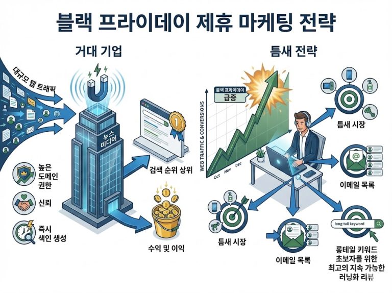 대형 뉴스 사이트의 블랙 프라이데이 제휴 마케팅 비밀